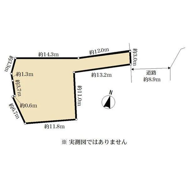 町田市金井ヶ丘1丁目 区画図
