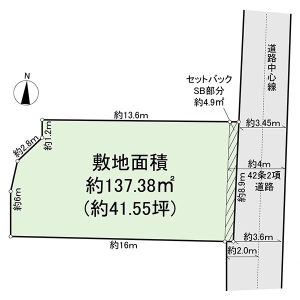 新宿区矢来町 間取図