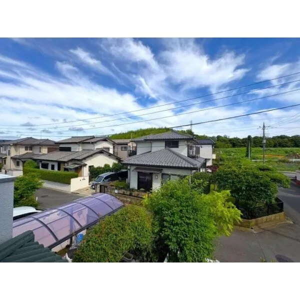 横浜市港南区日限山4丁目 建物2階からの眺望(西側)
