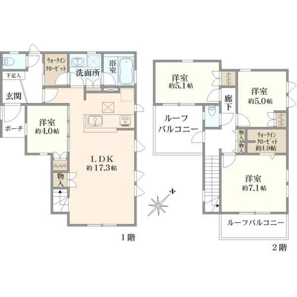 横浜市港南区笹下４丁目 間取図