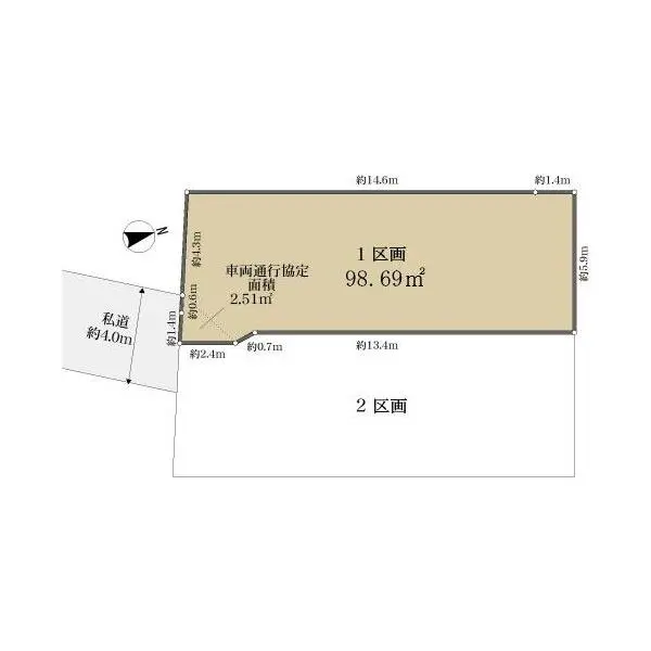 中野区上高田４丁目 間取図