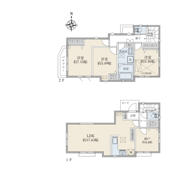 横浜市南区別所７丁目 間取図
