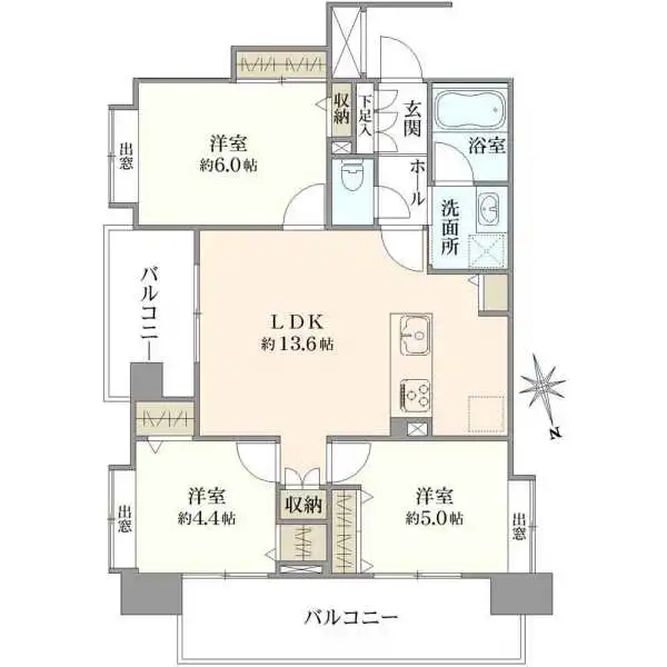 ライオンズグローベル京成立石 間取図