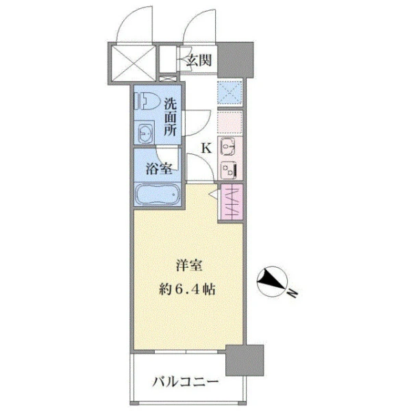 コンシェリア蒲田 間取図