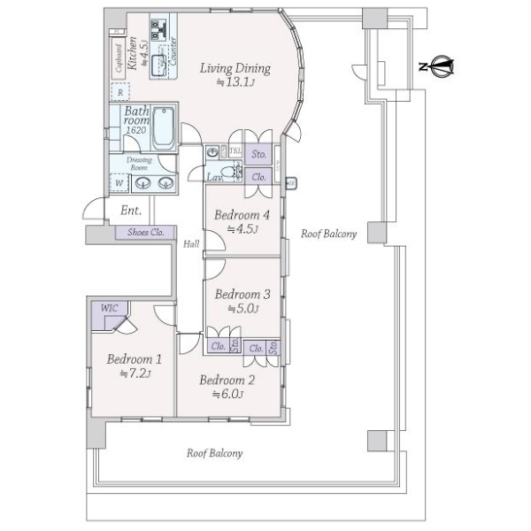 ランドステージ錦糸町２ 間取図