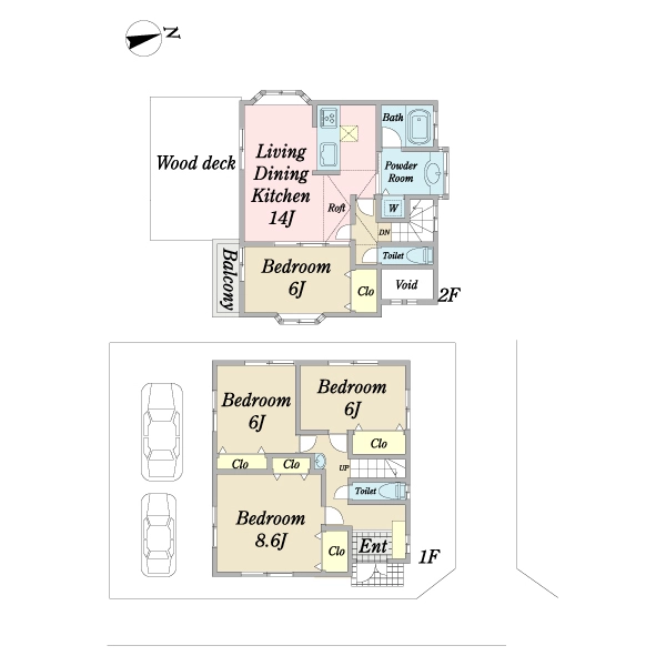 船橋市七林町 間取図