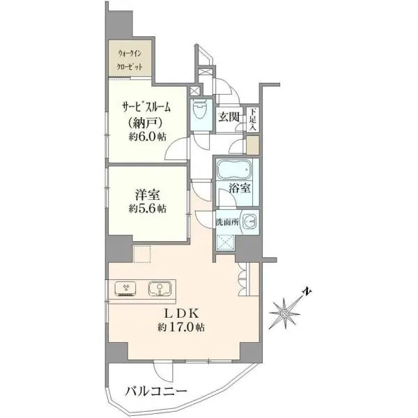 ミオカステーロ日本橋横山町 間取図