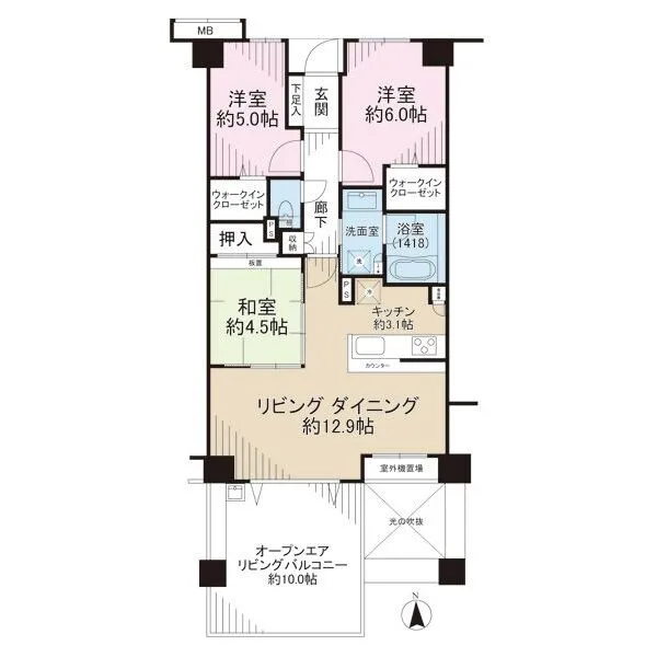 ヴェレーナ東戸塚II 間取図