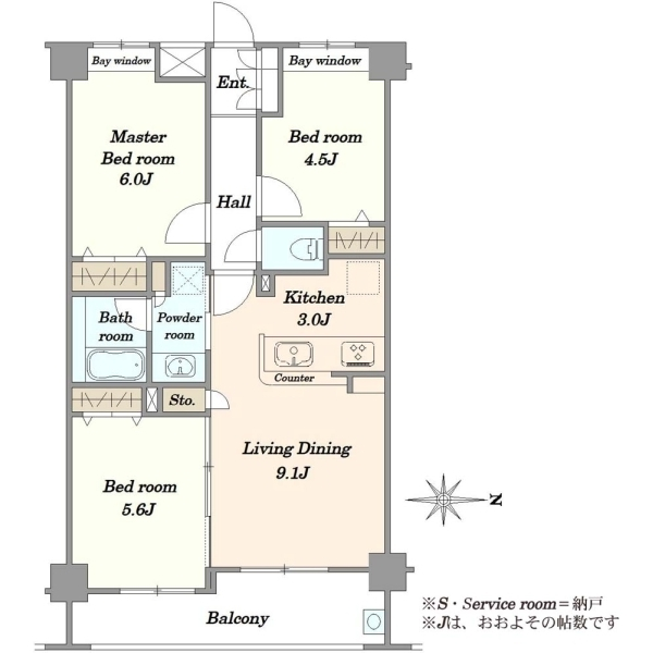 アリュージュ大泉学園 間取図