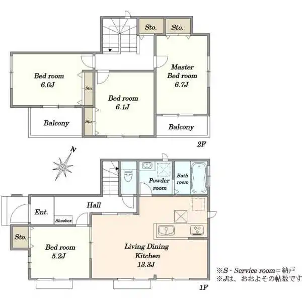 川口市大字赤井 間取図