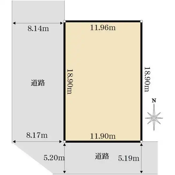 箕面市粟生新家５丁目 間取図