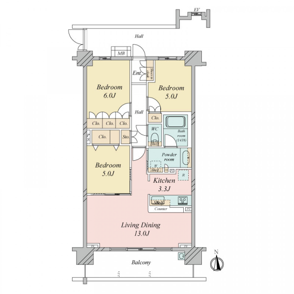 ガーラ・レジデンス西葛西 間取図