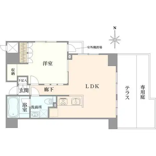 サンクタス四谷・曙橋ルーセンシティ 間取図
