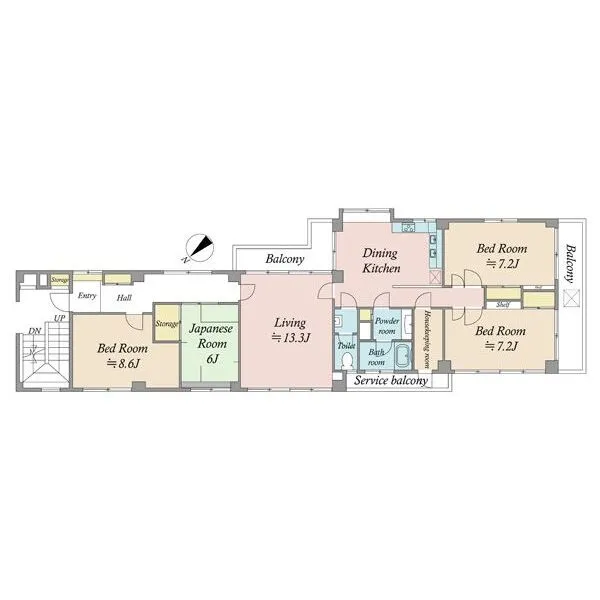 ノア妙蓮寺 間取図