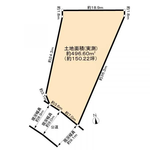 名古屋市昭和区八事富士見 間取図