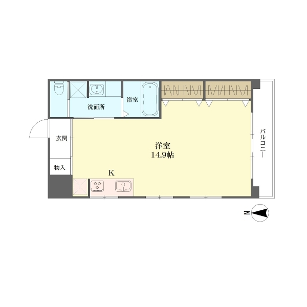 三田マンション 間取図
