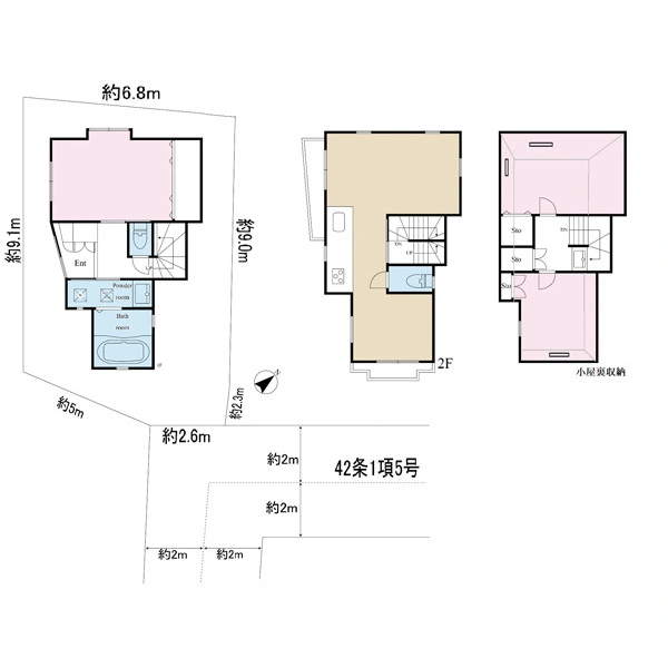 狛江市中和泉５丁目 間取図