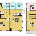 京都市西京区大原野上里鳥見町 間取図