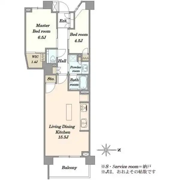 パークシティ高田馬場 間取図