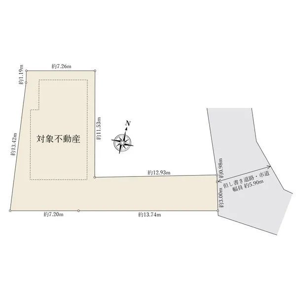 横浜市保土ケ谷区今井町 敷地配置図