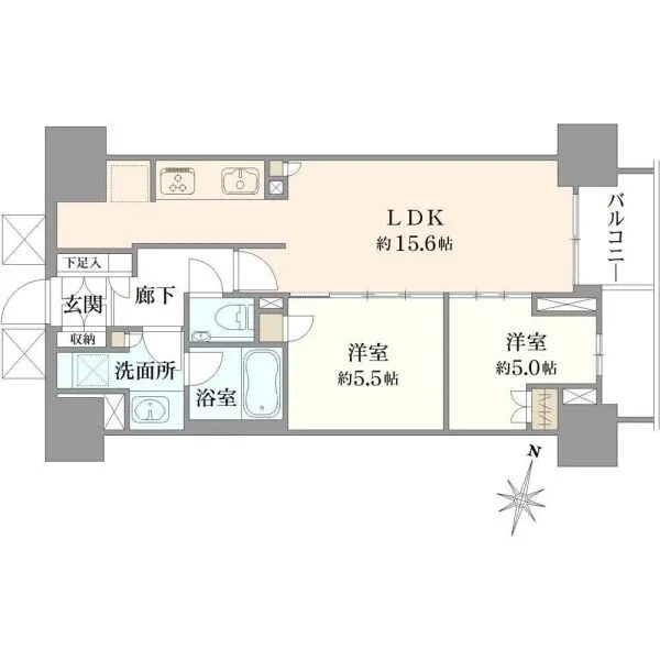 プラウドタワー名駅南 間取図