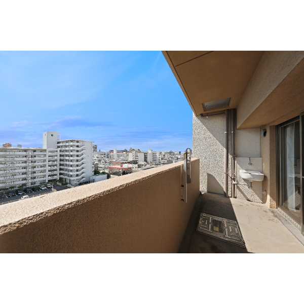 ライオンズマンション沢之町ガーデンタワー バルコニー