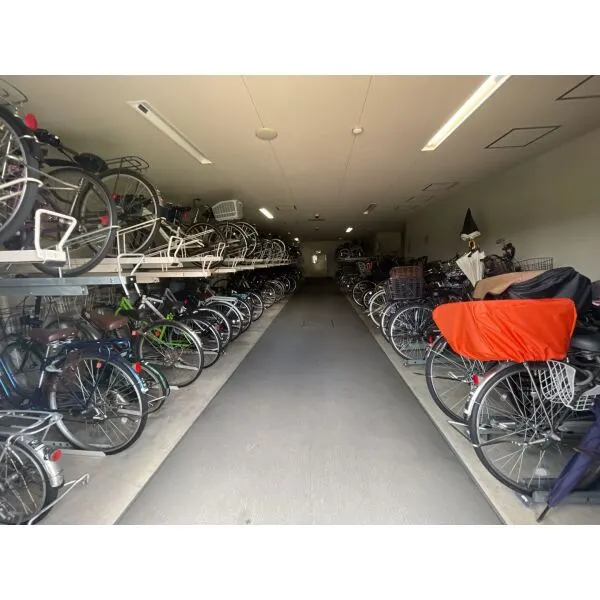 ライオンズマンション沢之町ガーデンタワー 駐輪場