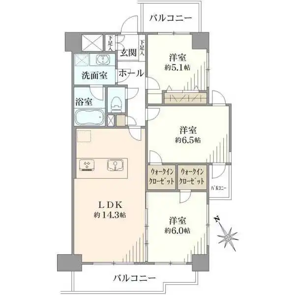 ケルン大塚台 間取図
