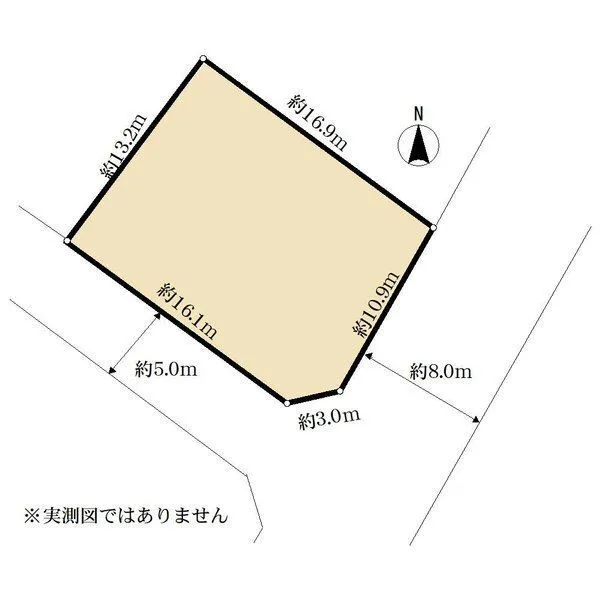 名古屋市北区如意4丁目 区画図