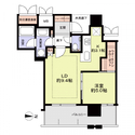 ローレルタワー名古屋栄 間取図