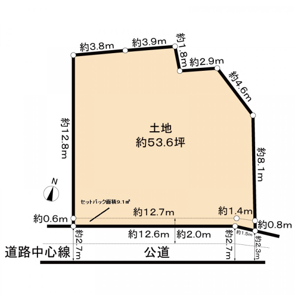 名古屋市中村区大秋町３丁目 間取図