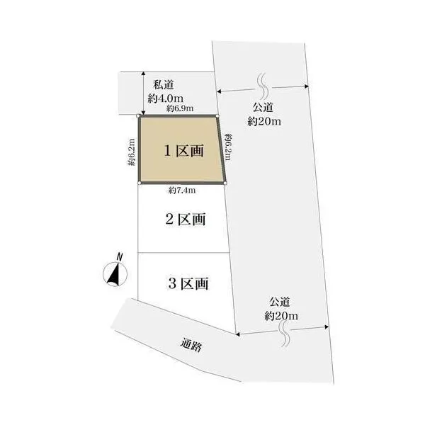 川崎市中原区市ノ坪 地形図