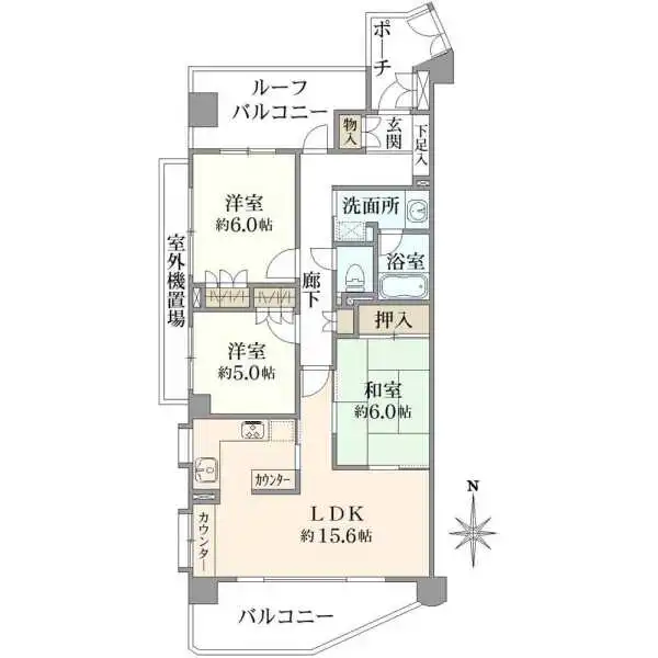 グランヒルズプラタナスアヴェニュー 間取図