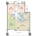 藤和シティホームズ武蔵小杉御殿町 間取図