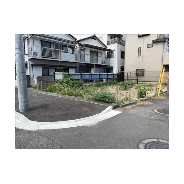 川崎市中原区市ノ坪 現地（手前側１区画）