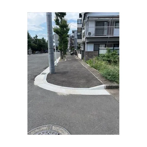 川崎市中原区市ノ坪 西側前面道路