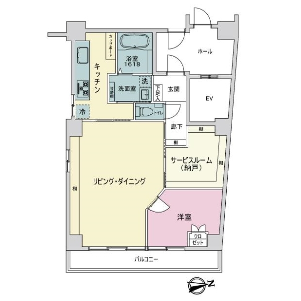 藤和妻恋坂コープ 間取図