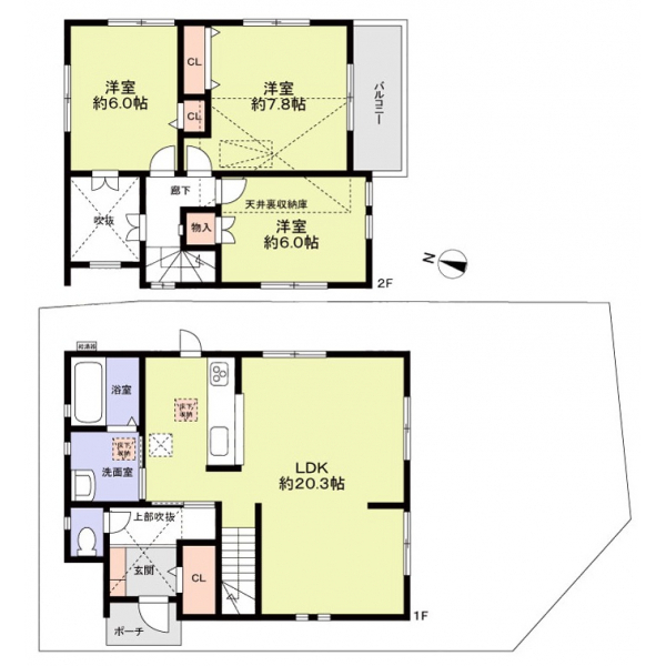 京都市山科区西野山桜ノ馬場町 間取図