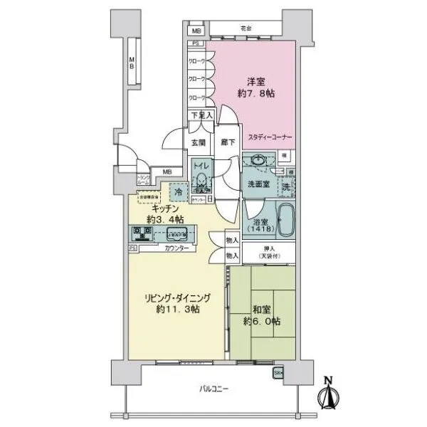志木ガーデンヒルズ 間取図