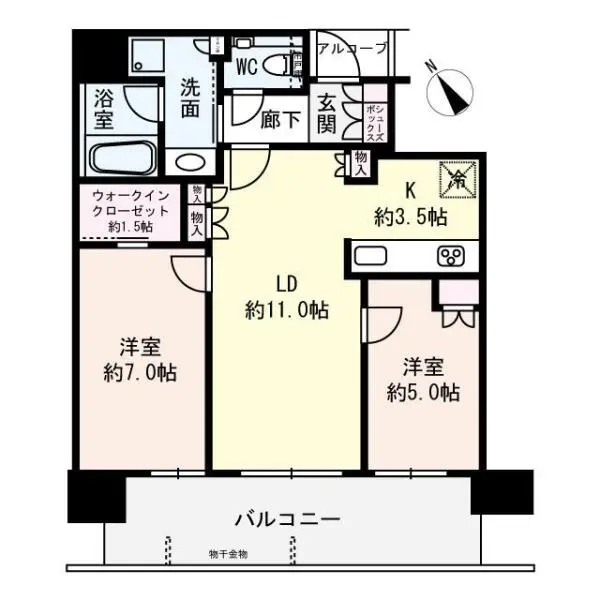 ザ・パークハウス中之島タワー 間取図