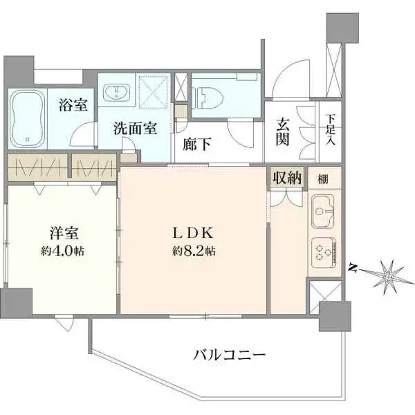 クリオ志村ラ・モード 間取図