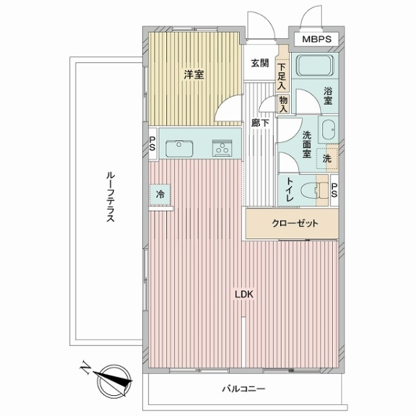 メイゾン小竹向原 間取図