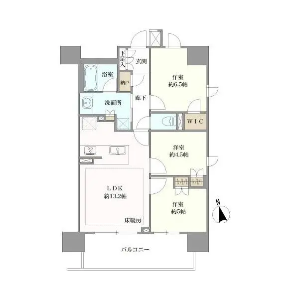 オープンレジデンシア名駅那古野 間取図