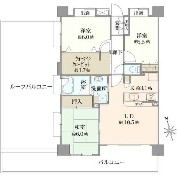セルカディア鎌ヶ谷大仏 間取図