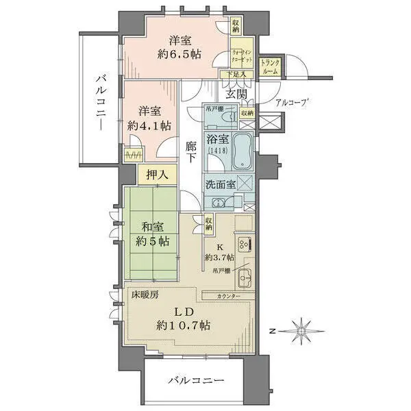 フォルム三鷹 間取図