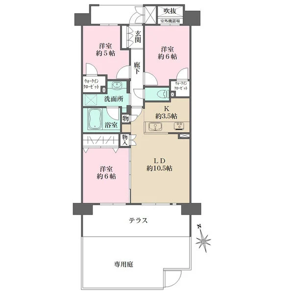 コスモシティ武蔵小杉 間取図