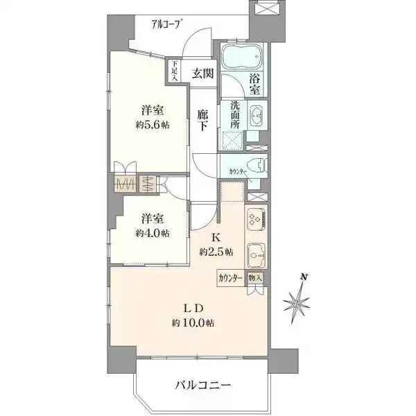 ナイスエスアリーナ中央林間 間取図