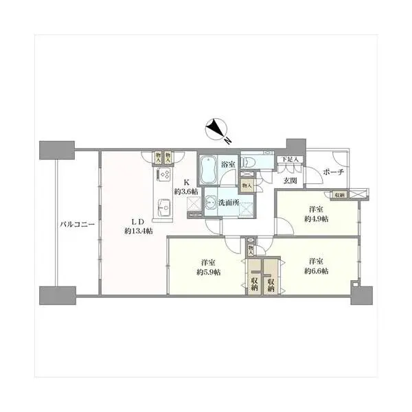 アルス藤が丘ステーショングランデ 間取図