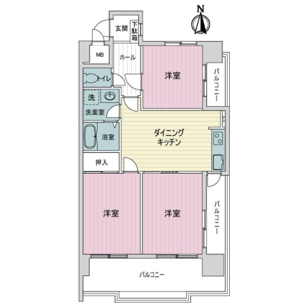ルミエール御池 間取図