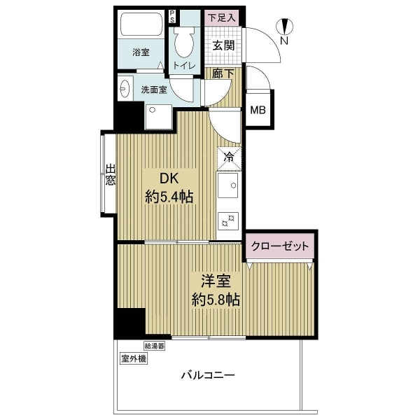 日暮里ダイヤモンドマンション 間取図